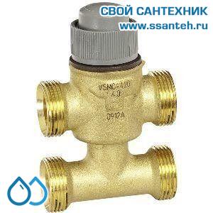 10089 Honeywell, VSOF-415-1.6 Клапан трехходовой с байпасом регулирующий резьбовой, PN16, DN15, Kvs 1.6, 2.5мм, 2…120 °C